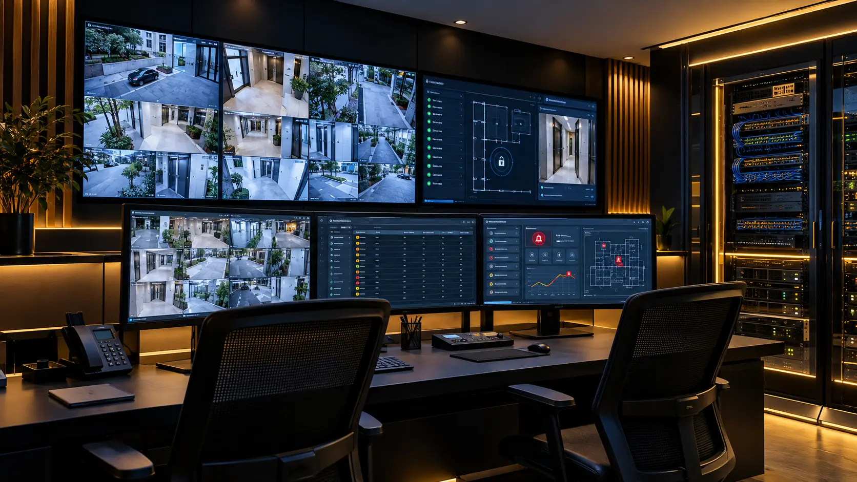 Central integrada de monitoramento e controle de sistemas condominiais